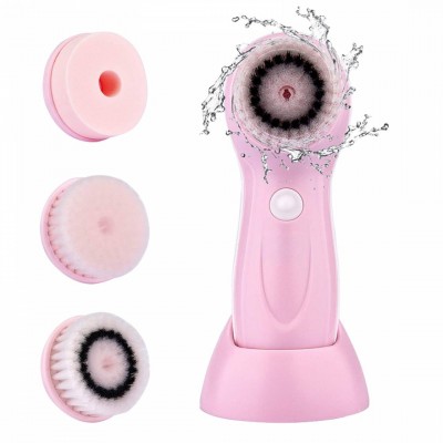 Factory Wholesale Beauty High Quality Electric Ultrasonic Face Exfoliating Cleanser Cleansing Facial Wash Brush